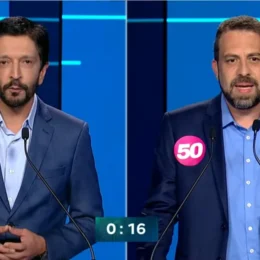 PCC x patrimônio: debate tem troca de acusações entre Boulos e Nunes