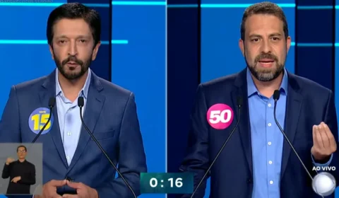 PCC x patrimônio: debate tem troca de acusações entre Boulos e Nunes