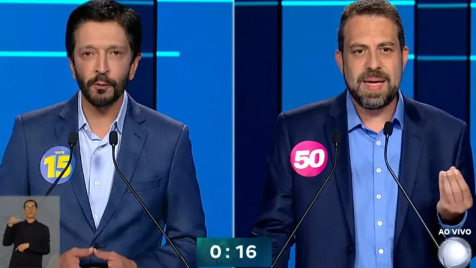 PCC x patrimônio: debate tem troca de acusações entre Boulos e Nunes