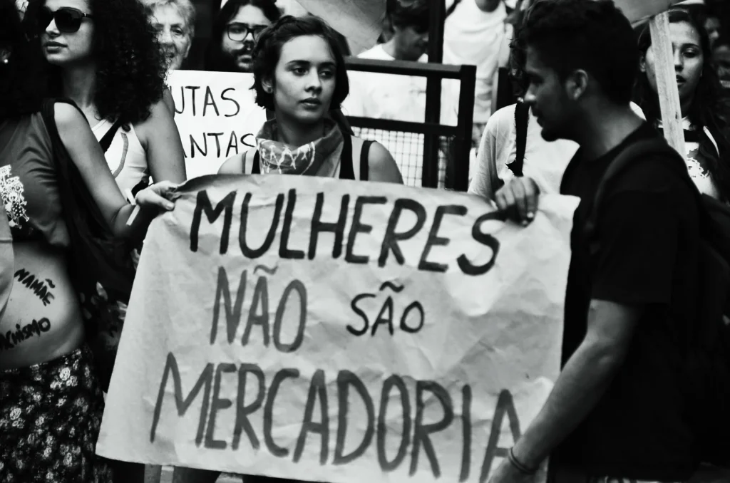 Manifestação do Bloco das Mulheres na Luta Contra a Violência do Estado no Dia Internacional da Mulher de 2013, Belo Horizonte. 