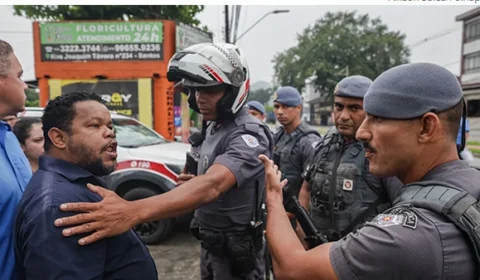 Velório de Ryan, de 4 anos, tem cerco a protesto e tensão entre PM e moradores em Santos