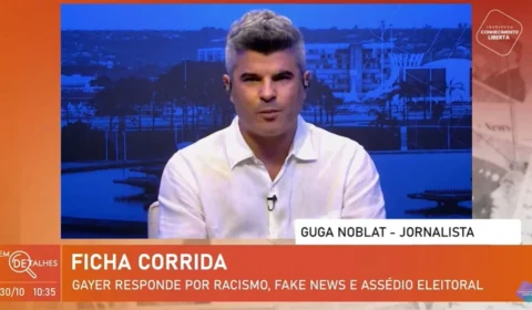 Guga Noblat: ‘Gustavo Gayer é um oportunista que aprendeu a fazer o discurso da extrema direita’