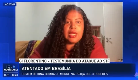 Gi Florentino conta detalhes do que viu na porta do STF no momento das explosões