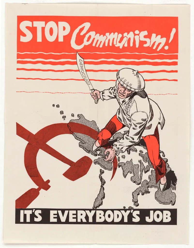 Propaganda anticomunista durante a Guerra Fria. Imagem: Nara & DVIDs