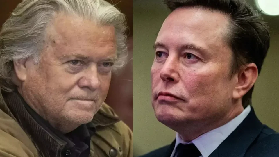 Elon Musk e Steve Bannon, gurus de Donald Trump, brigam publicamente por causa de imigração