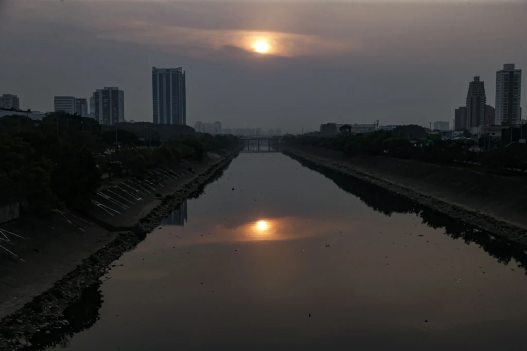 Poluição na cidade de São Paulo, em 10/09/2024. Foto: Paulo Pinto/Agencia Brasil