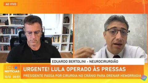 Neurocirurgião Eduardo Bertolini explica cirurgia no crânio pela qual passou presidente Lula