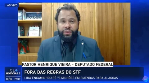 Pastor Henrique Vieira: ‘Mesmo com esforço do STF, emendas ainda estão sem controle e transparência’