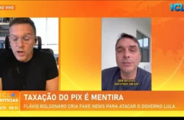 Eduardo Moreira: Flávio Bolsonaro fala mentira sobre taxação do Pix