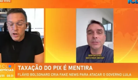 Eduardo Moreira: Flávio Bolsonaro fala mentira sobre taxação do Pix