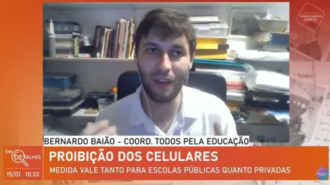 Bernardo Baião explica quais são os cuidados que as escolas devem ter após a restrição de celulares