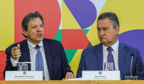 ‘Mão na massa’: Haddad e Rui Costa discutem regulamentação do pacote fiscal