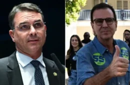 ‘Senador frouxo’: Paes bate boca com Flávio Bolsonaro