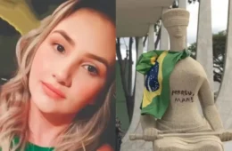 Fux diverge de Moraes e defende pena de 1 ano e 6 meses para mulher que pichou estátua